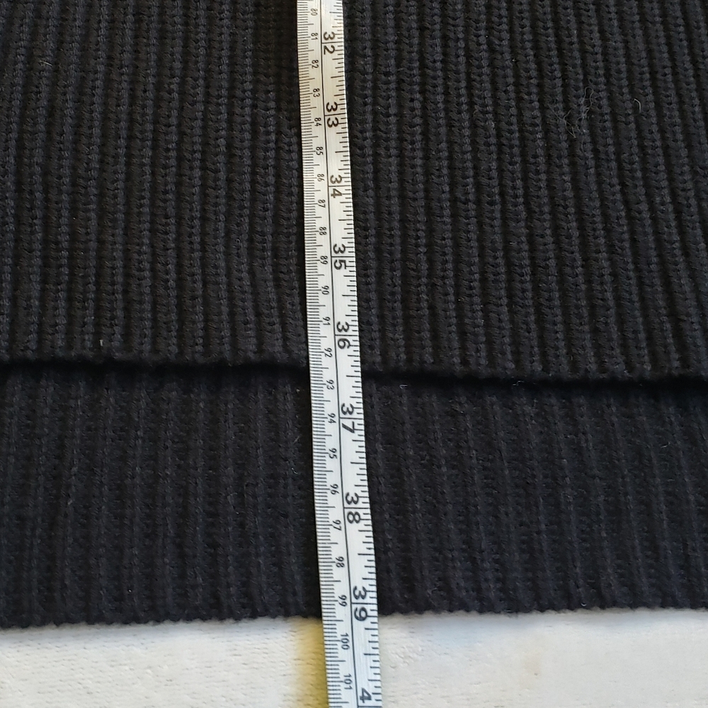 ANN TAYLOR Black Sweater Turtleneck Dress Med or Large PLEASE CHECK PICTURES - Picture 8 of 16